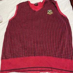 Sleeveless red M size used